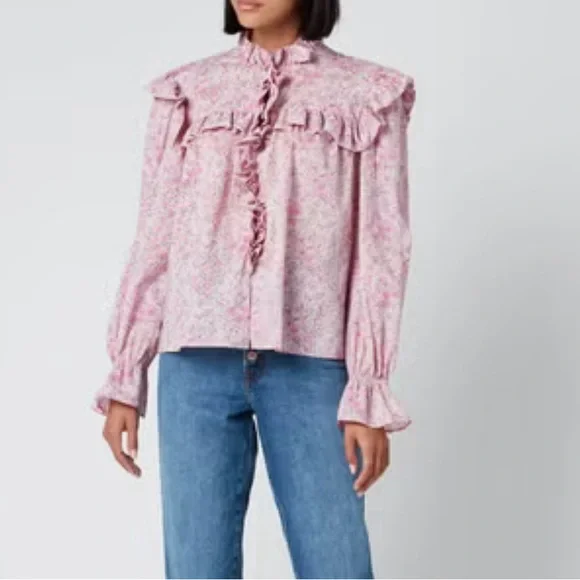 Philosophy di Lorenzo Serafini Women's Liberty Fantasy Print Shirt XS NWT - Picture 1 of 6